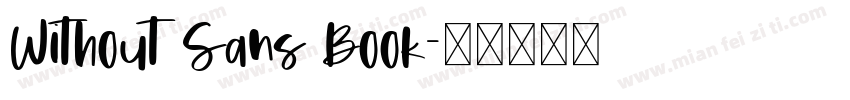 Without Sans Book字体转换